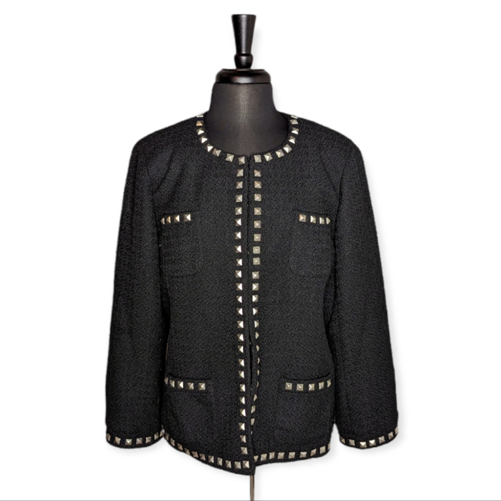 Chico's Classic Glam Shantal Blazer Jacket Size 3/Large